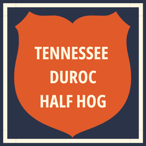 Tennessee Duroc 1/2 Hog